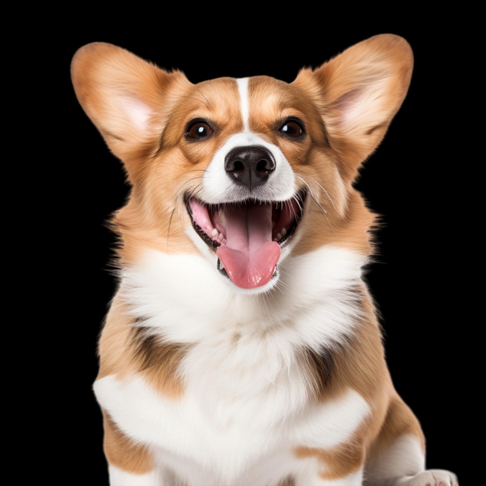 Cachorro feliz